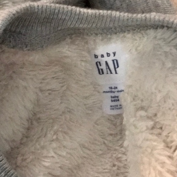 Baby Gap 18-24 months soft and cozy baby polar bear 2 piece set pants and top - Picture 7 of 7